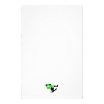 soccer goalie save graphic stationery