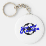 Soccer Grandpa (Blue) Key Chain