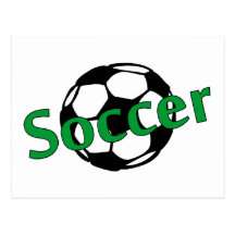 Soccer (Green) Post Card