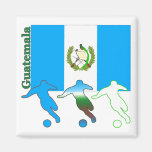 Soccer Guatemala Refrigerator Magnet