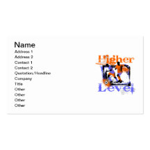 Soccer Higher Level Tshirts and Gifts Business Card Templates