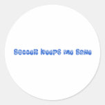 Soccer keeps me sane sticker