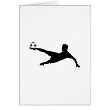 Soccer Kick Greeting Card