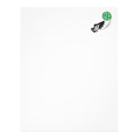 soccer kick kicking ball graphic letterhead design