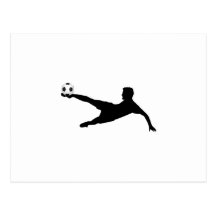 Soccer Kick Postcards