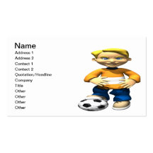 Soccer Kid Business Card