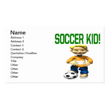Soccer Kid Business Card