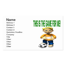 Soccer Kid Business Cards