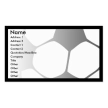 soccer : M : Business Card Templates