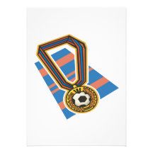 Soccer Medal Personalized Invite