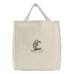 Soccer Mom Embroidered Tote Canvas Bags