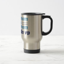 Soccer Mom for a Hockey Mom Stainless Steel Mug