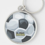 Soccer Mom Logo and Soccer Ball Keychains