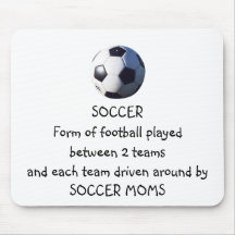 SOCCER MOM MOUSEPAD