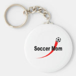 Soccer Mom (Rd/Blk) Key Chains