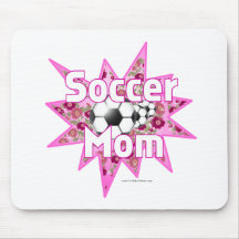 Soccer Mom Roses Mouse Mat