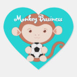 Soccer Monkey Stickers