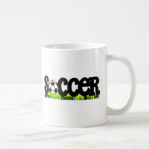 Soccer (On Grass) Coffee Mug