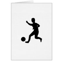Soccer or football greeting cards