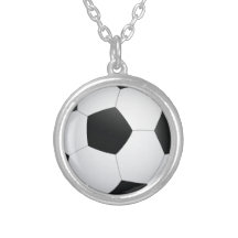 soccer personalized necklace