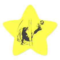 Soccer Player Star Stickers