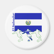 Soccer Players - El Salvador Magnets