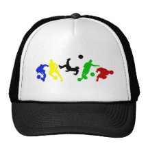 Soccer players   football sports fan trucker hats