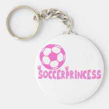 Soccer Princess 2 side Keychains