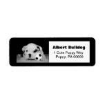 "Soccer Puppy" English Bulldog Return Address Labels