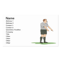 Soccer Referee Business Card