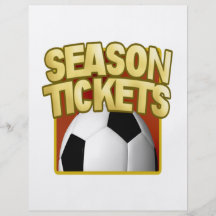 Soccer Season Tickets Flyers