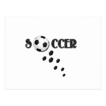 soccer shattered post cards
