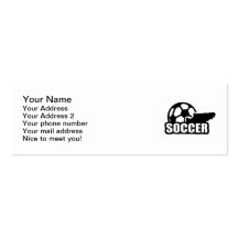 Soccer shoe ball business card templates