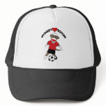 Soccer Sock Monkey by lil kolohe Jessica (red) Hat