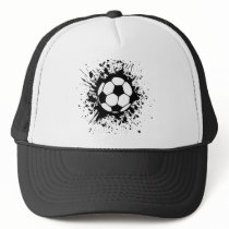 soccer splat. mesh hats