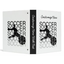 SOCCER T-shirts and Gifts Binder