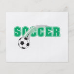 soccer text with ball design flyers