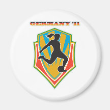 soccer women germany 11 magnet