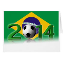 Soccer World Cup 2014 Carte De Vœux