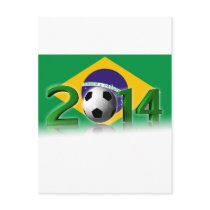 Soccer World Cup 2014 Cartes Postales
