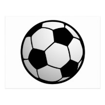 SoccerBall fait sur commande pour des équipes et d Cartes Postales