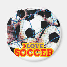 SocceriGuide Net Fridge Magnets