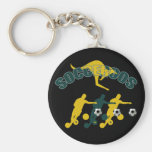 Socceroos soccer players Bend it Kangaroo gifts Key Chain