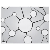 Social Circles Diagram Design Flyer