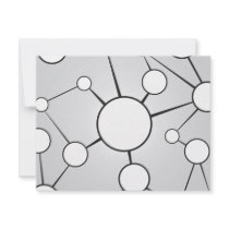 Social Circles Diagram Design Custom Invitations