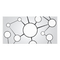 Social Circles Diagram Design Picture Card