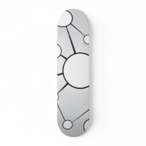 Social Circles Diagram Design Skateboard Deck