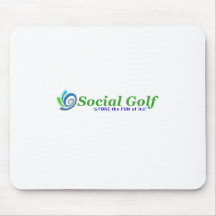 Social Golf Gear Mouse Pads