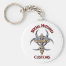 Social Hazard key chain