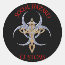 Social Hazard Sticker